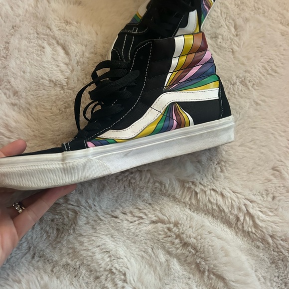 Vans High-Top Sneakers - sk8-hi rainbow prism men’s size 9/womens 10.5 - Picture 10 of 10